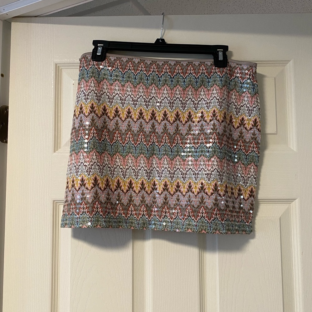 Express Party Sequin Mini Skirt